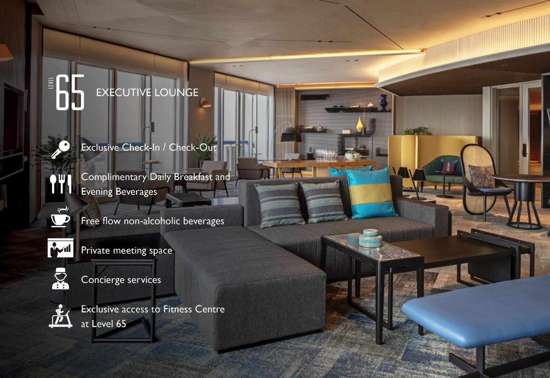 Executive King City View Balcony High Floor Room