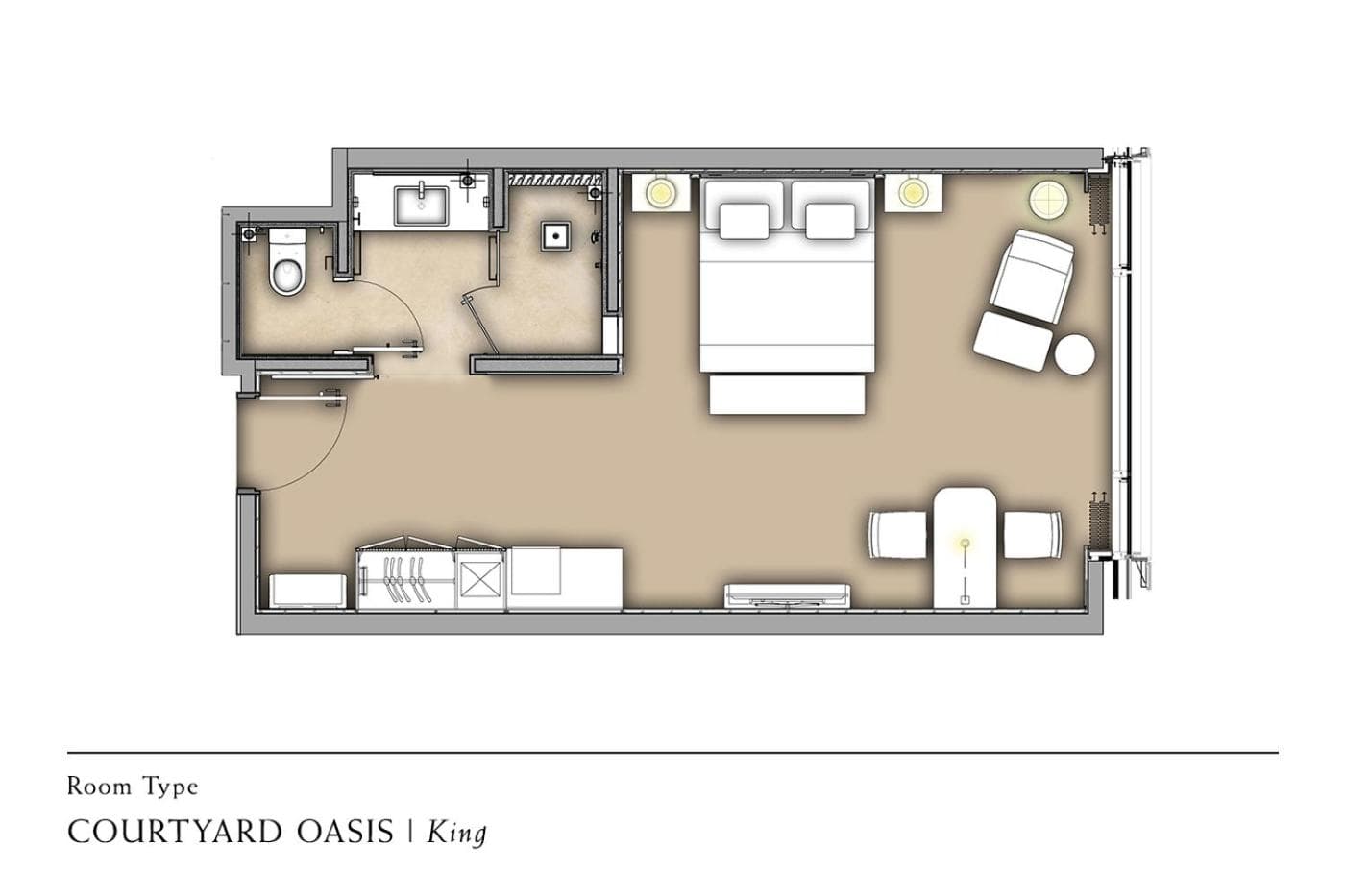 King Courtyard View Room