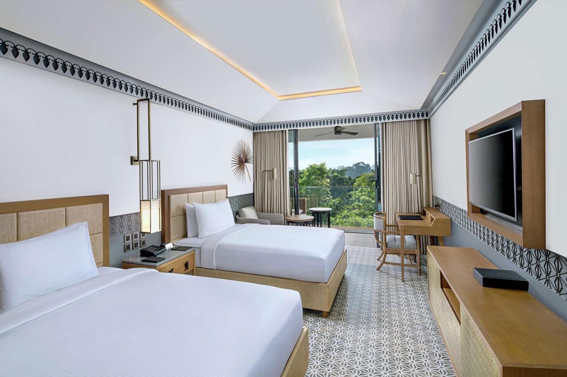 Twin Deluxe Room Forest View With Balcony