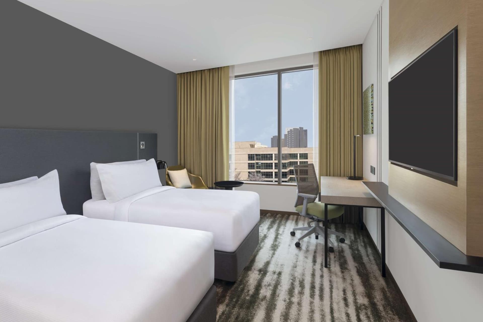 Premium Twin Room with Office Transfer