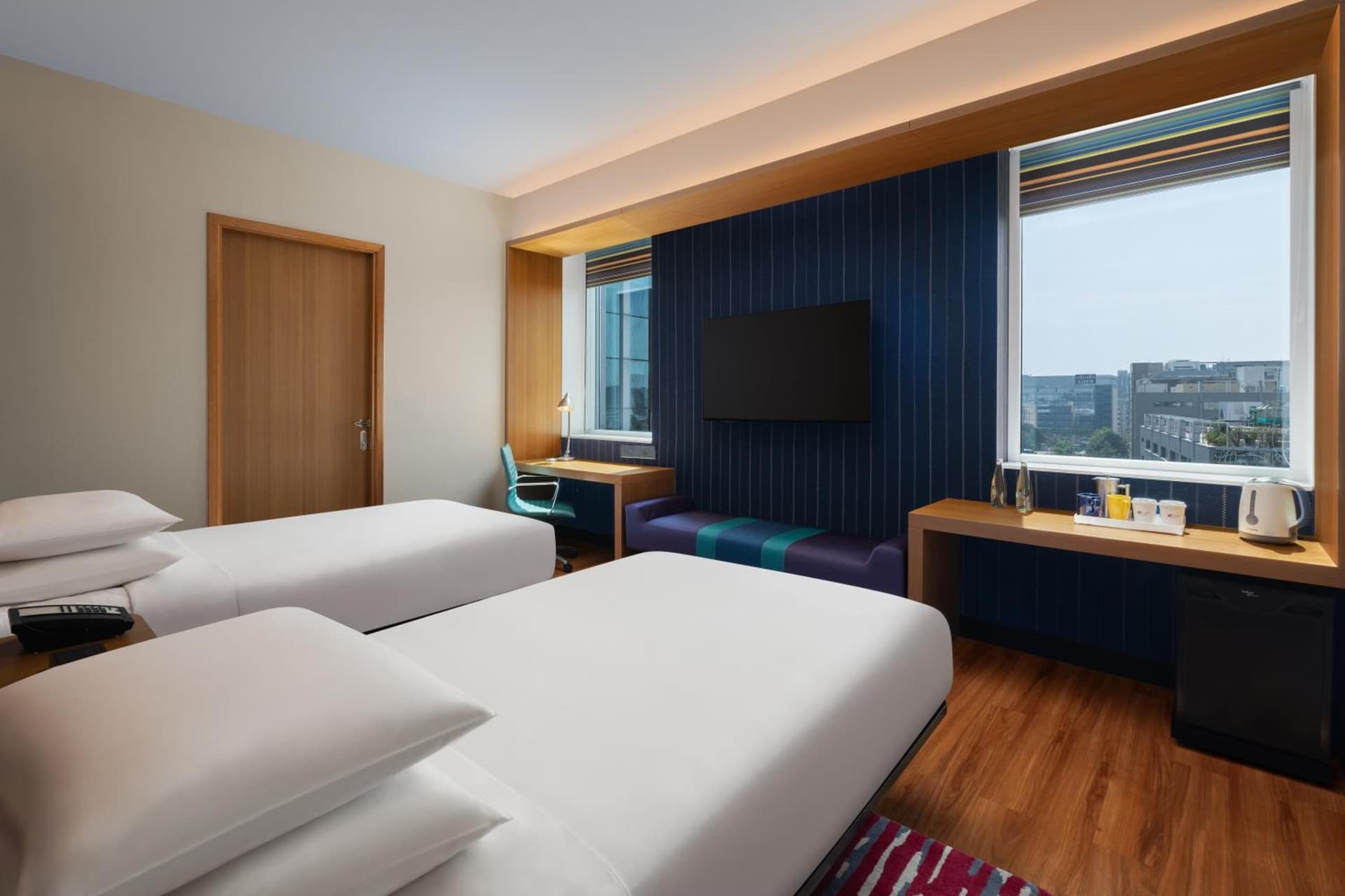 Club room, 2 Twin/Single Bed(s), High floor