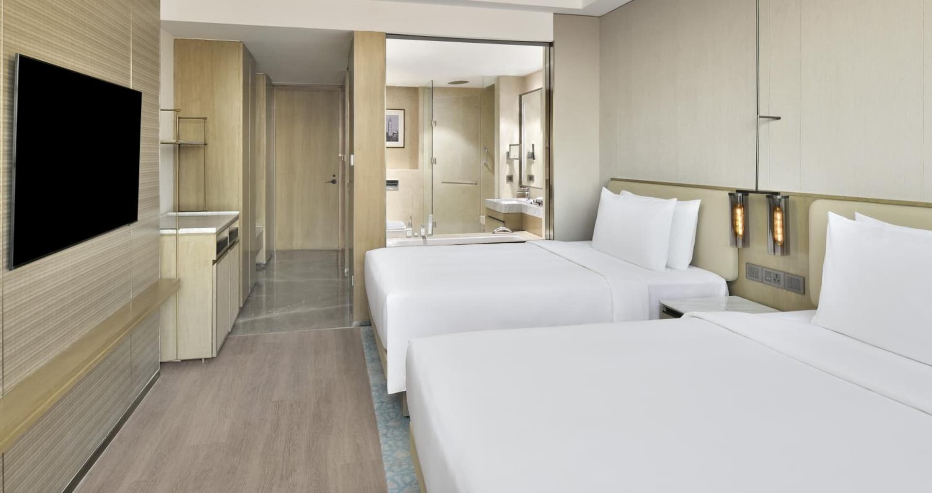 Twin Room with City View