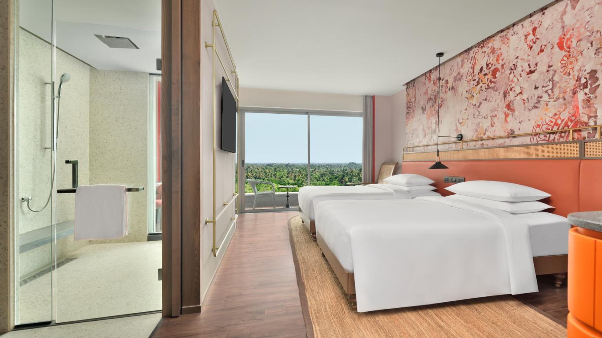 Standard Twin Room with Balcony – Spacious 538 Square Feet Room