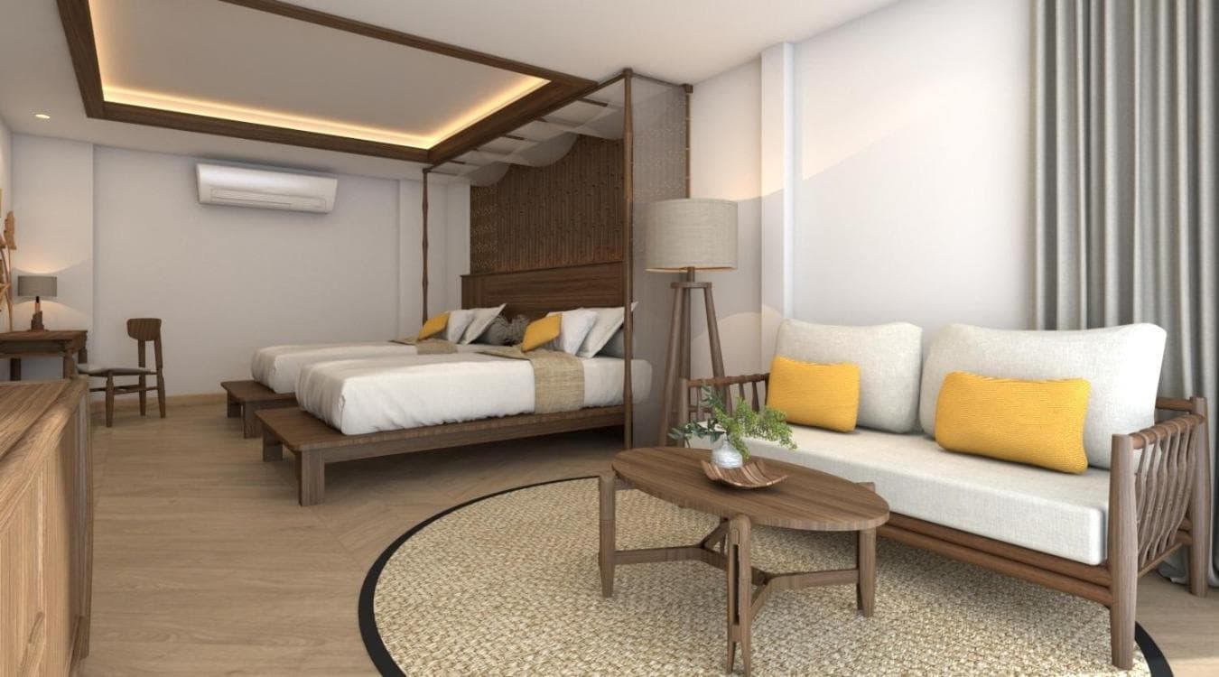One-Bedroom Tropical Villa with Spa Bath