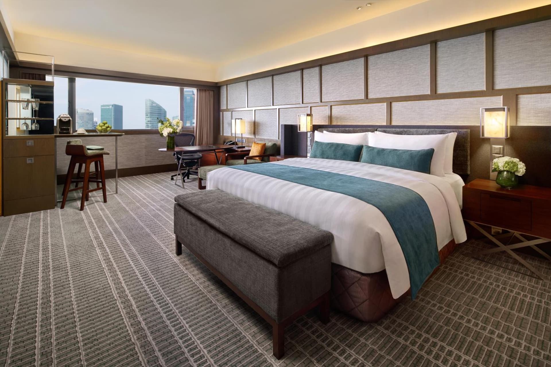 Pacific Club Room Non Smoking 1 Double Bed Marina View 2 Twin Beds
